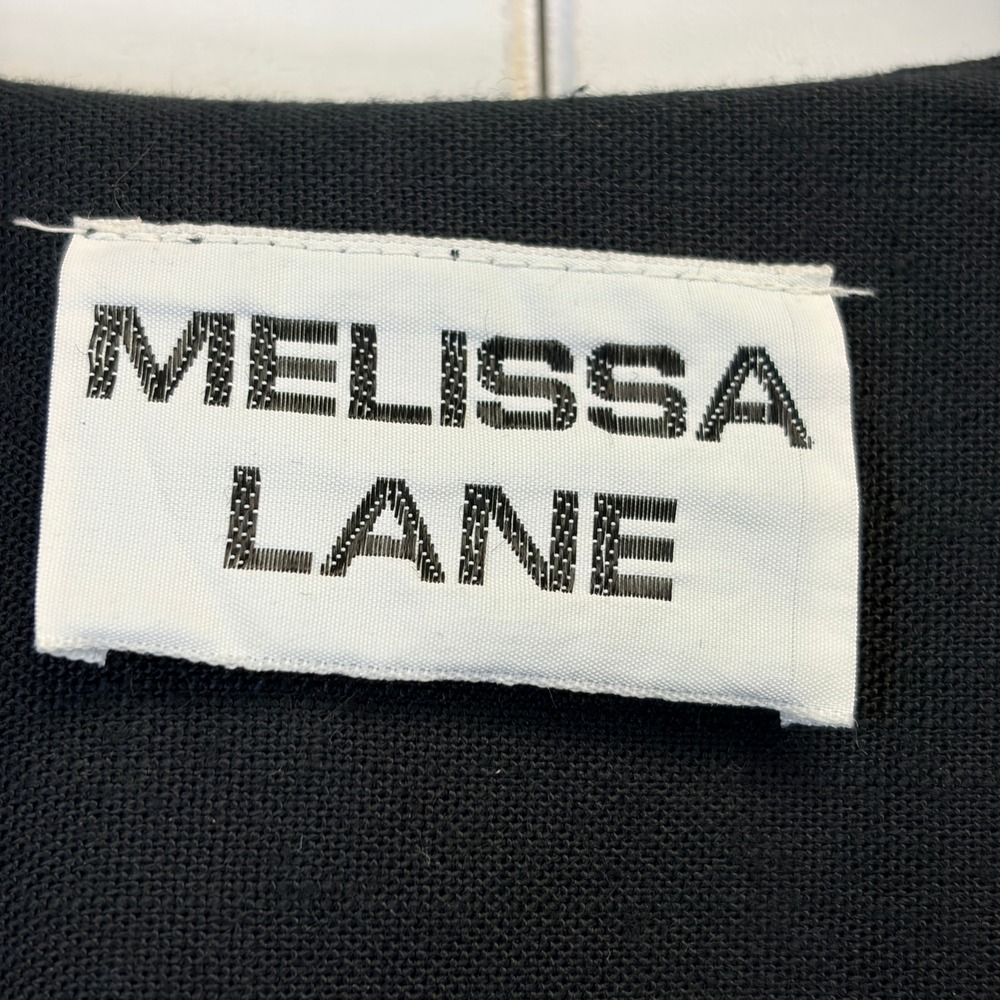 Vintage Melissa Lane Dark Academia Bolero Jacket Women L Puff Sleeve Victorian - Picture 3 of 8